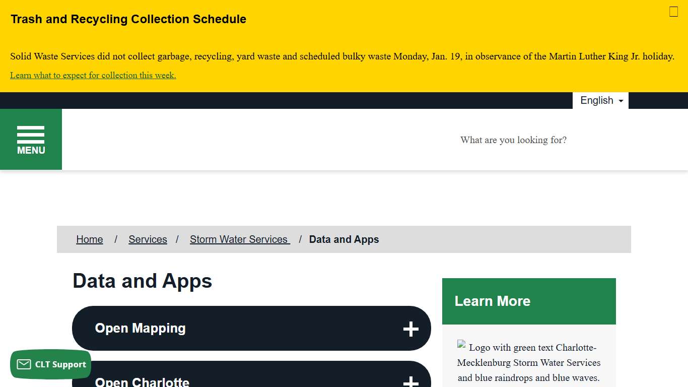 Data and Apps - City of Charlotte